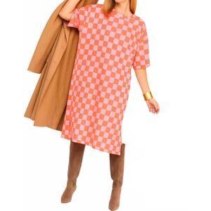 NEW SHANNALEE slc checkmate caftan in orange